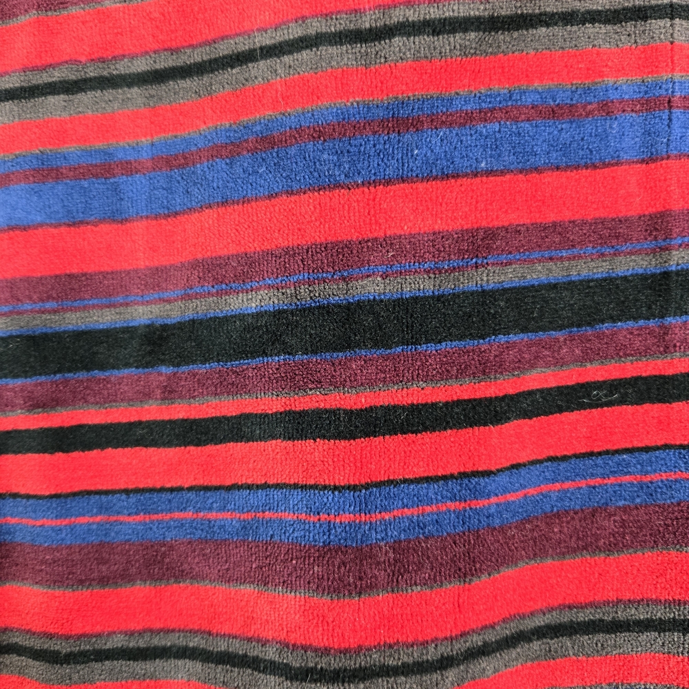 Vintage Y2K Scenario Striped VelvetTop - Picture 4 of 4